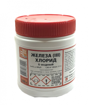 Хлорное железо 500г Solins 6-водное банка от магазина РЭССИ